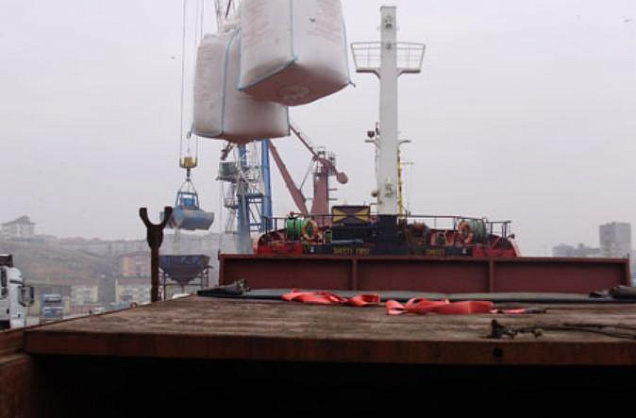Морская грузоперевозка 500 тонн фосфата монокальция из Турции в Украину